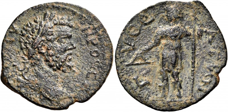 Septimius Severus, 193-211. Laconia. Gytheion. Diassarion (Bronze, 23 mm, 4.58 g...