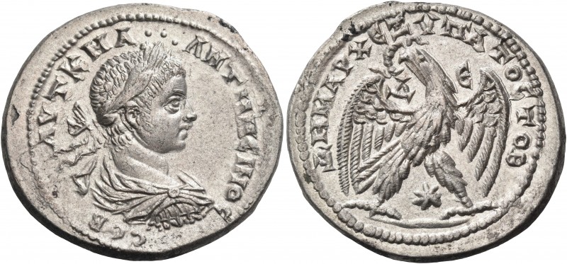 Elagabalus, 218-222. Syria, Seleucis and Pieria. Antioch. Tetradrachm (Silver, 2...