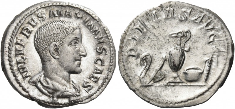 Maximus, Caesar, 235/6-238. Denarius (Silver, 20 mm, 3.72 g, 6 h), Rome, 235-236...