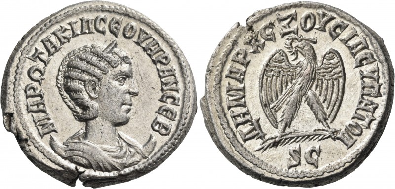 Otacilia Severa, wife of Philip I, 244-249. Syria, Seleucis and Pieria. Antioch....