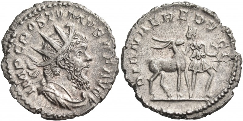 Postumus, Romano-Gallic Emperor, 260-269. Antoninianus (Billon, 21 mm, 3.68 g, 2...