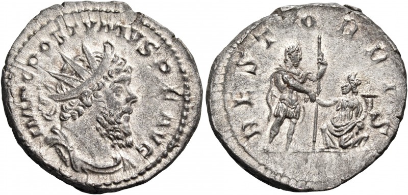 Postumus, Romano-Gallic Emperor, 260-269. Antoninianus (Billon, 21 mm, 4.23 g, 1...