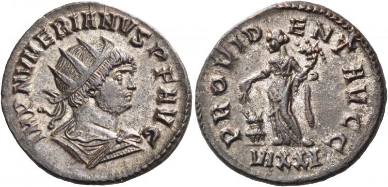 Numerian, 283-284. Antoninianus (Bronze, with traces of silvering, 22 mm, 4.75 g...