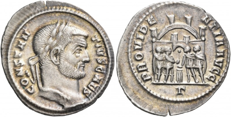 Constantius I, as Caesar, 293-305. Argenteus (Silver, 20.5 mm, 2.77 g, 6 h), Rom...