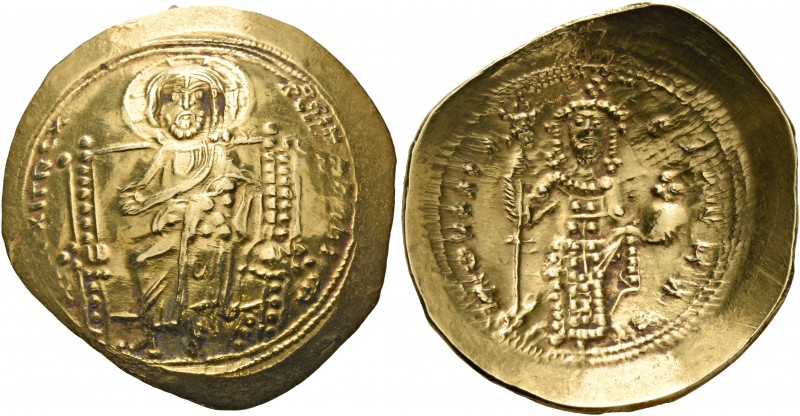 Constantine X Ducas, 1059-1067. Histamenon (Gold, 26 mm, 4.37 g, 6 h), Constanti...