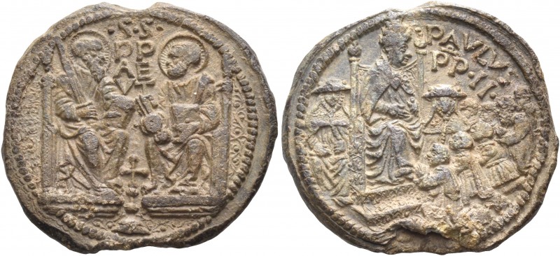 Italy 
The Popes in Rome. Paul II (Pietro Barbo), 1464-1471. Seal or Bulla (Lea...