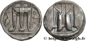 BRUTTIUM - CROTON
Type : Nomos ou statère 
Date : c. 480-450 AC. 
Mint name / Town : Crotone, Bruttium 
Metal : silver 
Diameter : 22  mm
Orientation ...
