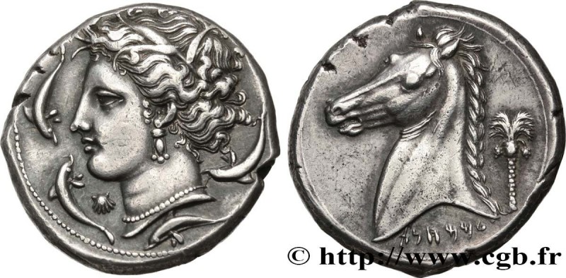 SICILY - SICULO-PUNIC - LILYBAION
Type : Tétradrachme 
Date : c. 340 AC. 
Mint n...