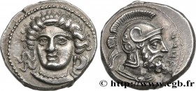 CILICIA - TARSUS - DATAMES SATRAP
Type : Statère 
Date : c. 373-368 AC. 
Mint name / Town : Tarse, Cilicie 
Metal : silver 
Diameter : 21  mm
Orientat...