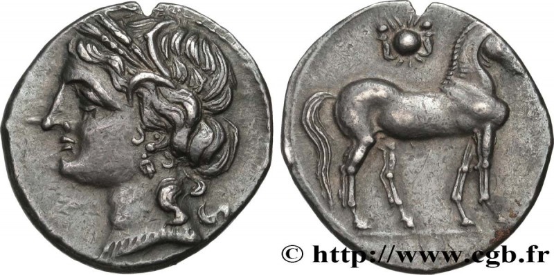 ZEUGITANA - CARTHAGE
Type : Demi-shekel 
Date : c. 220-210 AC. 
Mint name / Town...