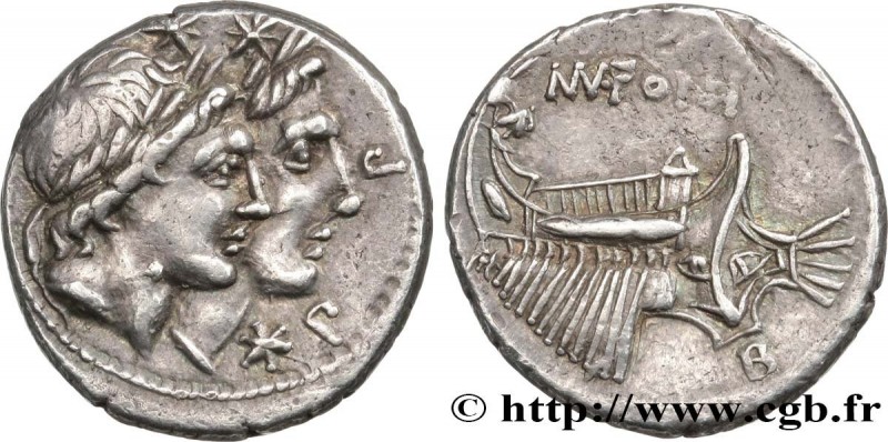 FONTEIA
Type : Denier 
Date : 108-107 AC. 
Mint name / Town : Rome 
Metal : silv...