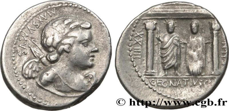 EGNATIA
Type : Denier 
Date : 75 AC. 
Mint name / Town : Rome 
Metal : silver 
M...
