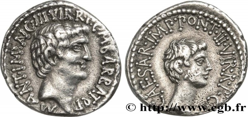 ANTONIUS and OCTAVIAN
Type : Denier 
Date : c. 41 AC. 
Mint name / Town : Éphèse...