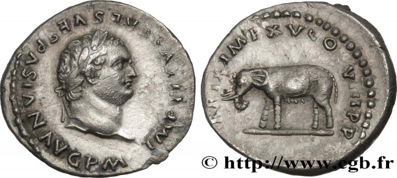 TITUS
Type : Denier 
Date : 1er janvier - 30 juin 
Mint name / Town : Rome 
Meta...