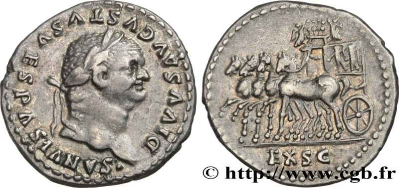 DIVUS VESPASIAN
Type : Denier 
Date : 79 
Mint name / Town : Rome 
Metal : silve...