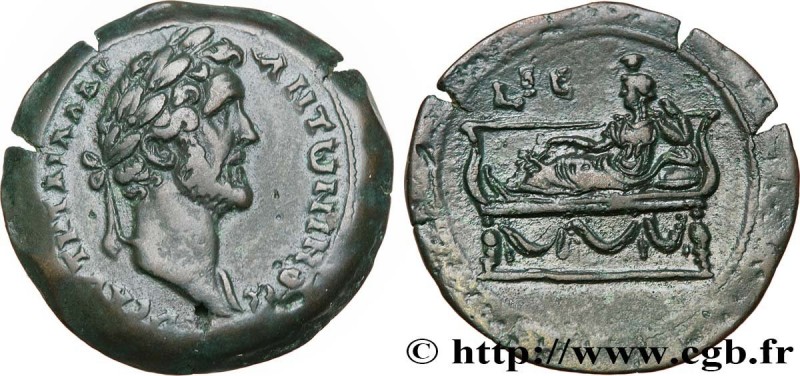 ANTONINUS PIUS
Type : Drachme 
Date : an 15 
Mint name / Town : Alexandrie, Égyp...