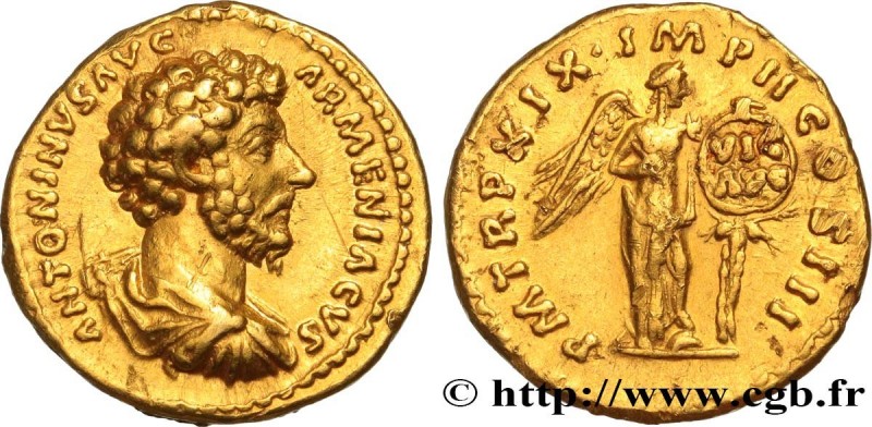 MARCUS AURELIUS
Type : Aureus 
Date : janvier - août 
Mint name / Town : Rome 
M...