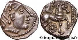 GALLIA - LEMOVICES (Area of Limoges)
Type : Drachme, avers et revers à droite 
Date : c. 80-60 AC. 
Mint name / Town : Limoges (87) 
Metal : silver 
D...