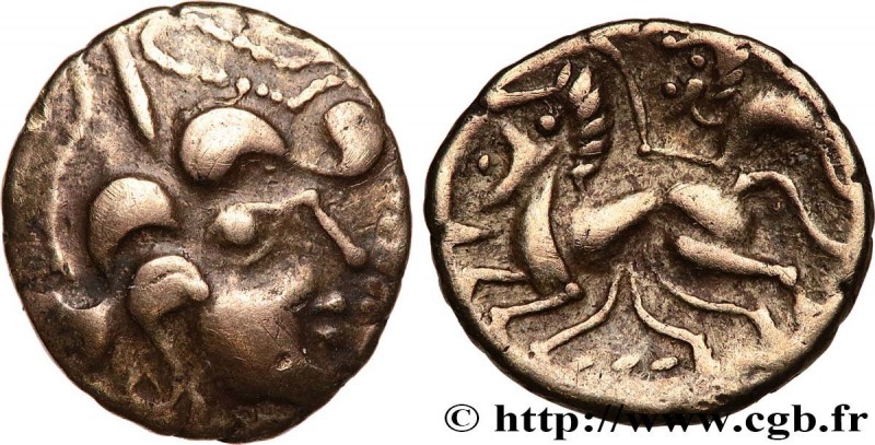 GALLIA - ARMORICA - OSISMII (Area of Carhaix - Finistère)
Type : Quart de statèr...