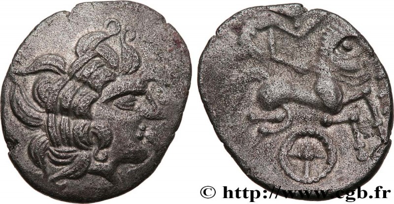 REDONES (Area of Rennes)
Type : Statère de billon, classe IV 
Date : c. 80-50 AC...