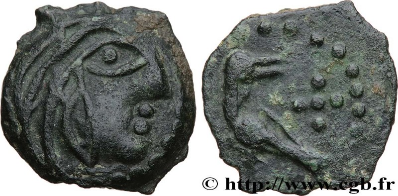 GALLIA BELGICA - BELLOVACI (Area of Beauvais)
Type : Bronze à l'oiseau, “type de...