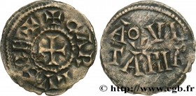 CHARLES II LE CHAUVE / THE BALD
Type : Obole 
Date : c. 840-855 
Date : n.d. 
Mint name / Town : Bourges 
Metal : silver 
Diameter : 16,5  mm
Orientat...