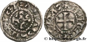 CHARLES THE SIMPLE AND COINAGE IN HIS NAME
Type : Denier 
Date : c. 898-923 
Mint name / Town : Metz 
Metal : silver 
Diameter : 20,5  mm
Orientation ...