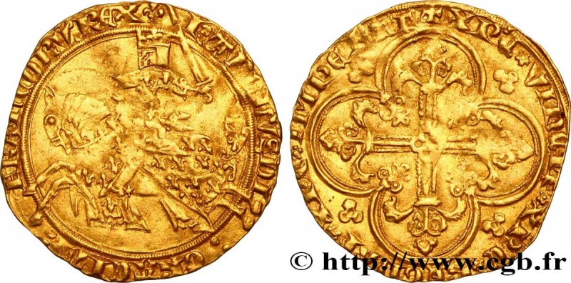 CHARLES V LE SAGE / THE WISE
Type : Franc à cheval 
Date : 03/09/1364 
Date : n....