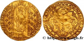 CHARLES V LE SAGE / THE WISE
Type : Franc à pied 
Date : 20/04/1365 
Date : n.d. 
Metal : gold 
Millesimal fineness : 1000  ‰
Diameter : 28  mm
Orient...