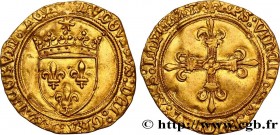 LOUIS XII, FATHER OF THE PEOPLE
Type : Écu d'or au soleil 
Date : 25/04/1498 
Date : n.d. 
Mint name / Town : Montpellier 
Metal : gold 
Millesimal fi...