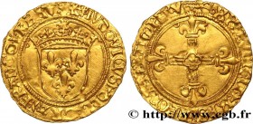 LOUIS XII, FATHER OF THE PEOPLE
Type : Écu d'or au soleil 
Date : 25/04/1498 
Date : n.d. 
Mint name / Town : Bayonne 
Metal : gold 
Millesimal finene...