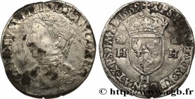 CHARLES IX
Type : Teston, 1er type (hybride) 
Date : (MDLXIII) 
Date : 1559 
Mint name / Town : La Rochelle 
Metal : silver 
Millesimal fineness : 898...