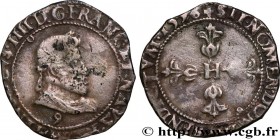HENRY IV
Type : Quart de franc, type de Rennes 
Date : 1596 
Mint name / Town : Rennes 
Quantity minted : 6555 
Metal : silver 
Millesimal fineness : ...