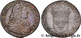 LOUIS XIV "THE SUN KING"
Type : Écu à la cravate, 1er type, 2e buste de Bayonne 
Date : 1679 
Mint name / Town : Bayonne 
Metal : silver 
Millesimal f...