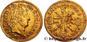 LOUIS XIV "THE SUN KING"
Type : Louis aux huit L et aux insignes 
Date : 1701 
Mint name / Town : Atelier indéterminé 
Metal : gold 
Millesimal finene...