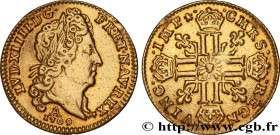 LOUIS XIV "THE SUN KING"
Type : Demi-louis d'or au soleil 
Date : 1709 
Mint name / Town : Paris 
Quantity minted : 71449 
Metal : gold 
Millesimal fi...