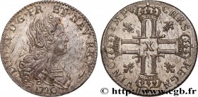 LOUIS XV THE BELOVED
Type : Petit louis d'argent 
Date : 1720 
Mint name / Town : Amiens 
Quantity minted : 677031 
Metal : silver 
Millesimal finenes...