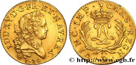 LOUIS XV THE BELOVED
Type : Louis mirliton, palmes longues 
Date : 1724 
Mint name / Town : Lyon 
Quantity minted : 8229 
Metal : gold 
Millesimal fin...