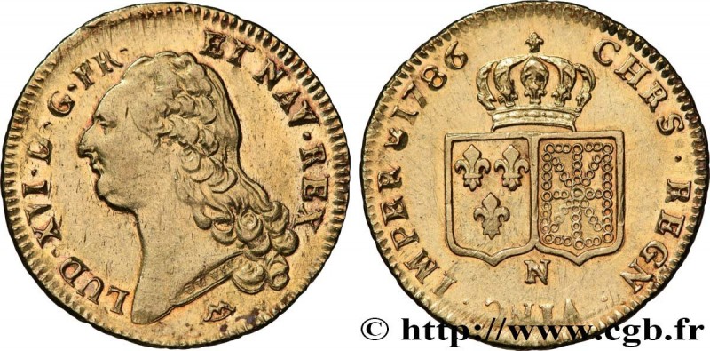 LOUIS XVI
Type : Double louis d’or dit "aux écus accolés" 
Date : 1786 
Mint nam...