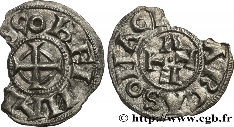 LANGUEDOC - VISCOUNTCY OF CARCASSONNE - BERNARD ATON IV TRENCAVEL
Type : Denier ...