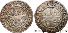 PROVENCE - COUNTY OF PROVENCE - LOUIS I OF TARENTE AND JOANNA OF NAPLES
Type : Uthène, ochtène ou demi-gros 
Date : (1355-1362) 
Date : n.d. 
Metal : ...