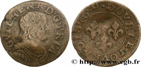 PRINCIPALITY OF ORANGE - WILLIAM-HENRY OF NASSAU
Type : Double tournois, type 6 
Date : 1659 
Mint name / Town : Orange 
Metal : copper 
Millesimal fi...
