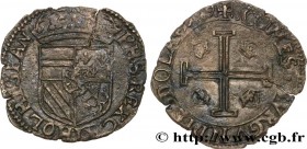 COUNTY OF BURGUNDY - PHILIP II OF SPAIN
Type : Deux gros 
Date : 1589 
Mint name / Town : Dole 
Metal : silver 
Diameter : 25  mm
Orientation dies : 8...