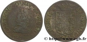 ARDENNES - PRINCIPALITY OF ARCHES-CHARLEVILLE - CHARLES I GONZAGA
Type : Liard signé de Nicolas Briot 
Date : 1608 
Mint name / Town : Charleville 
Me...