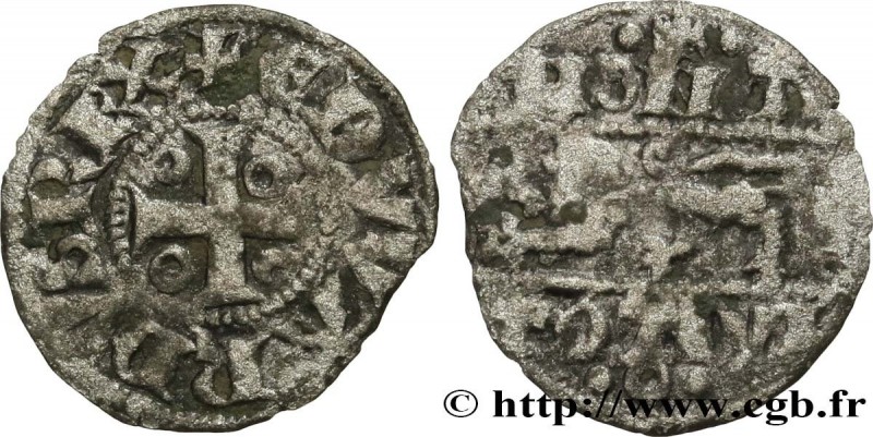 PICARDY - COUNTY OF PONTHIEU - EDWARD II
Type : Obole 
Date : c. 1290 
Date : n....