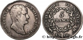 CONSULATE
Type : 5 francs Bonaparte Premier Consul, Flan Large 
Date : An 12 (1803-1804) 
Mint name / Town : Toulouse 
Quantity minted : --- 
Metal : ...