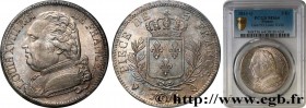 LOUIS XVIII
Type : 5 francs Louis XVIII, buste habillé 
Date : 1814 
Mint name / Town : Perpignan 
Quantity minted : 1181316 
Metal : silver 
Millesim...