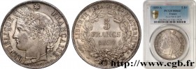 II REPUBLIC
Type : 5 francs Cérès, IIe République 
Date : 1850 
Mint name / Town : Paris 
Quantity minted : 14.542.699 
Metal : silver 
Millesimal fin...