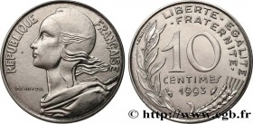 V REPUBLIC
Type : 10 centimes Marianne, frappe monnaie sur un flan magnétique 
Date : 1993 
Mint name / Town : Pessac 
Quantity minted : --- 
Diameter...