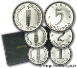V REPUBLIC
Type : Série de trois essais de 1, 2 et 5 centimes acier, type Épi 
Date : 1961 
Mint name / Town : Paris 
Quantity minted : 3500 
Metal : ...